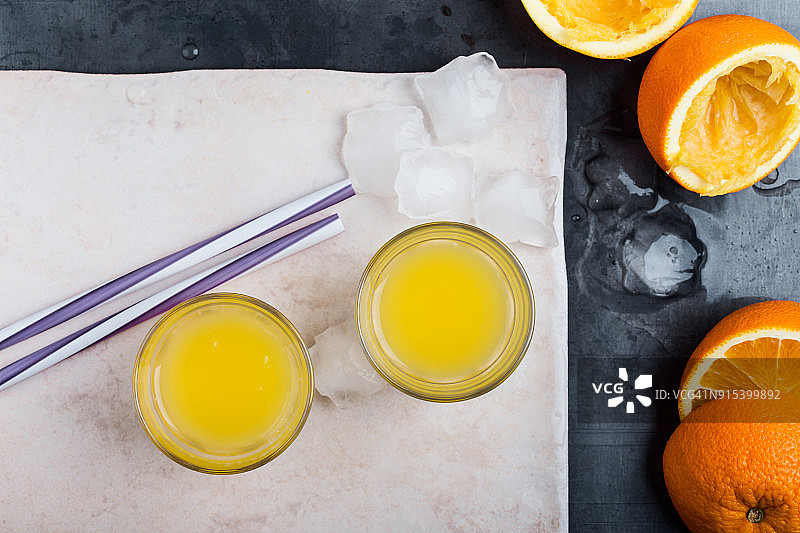 鲜榨橙汁图片素材