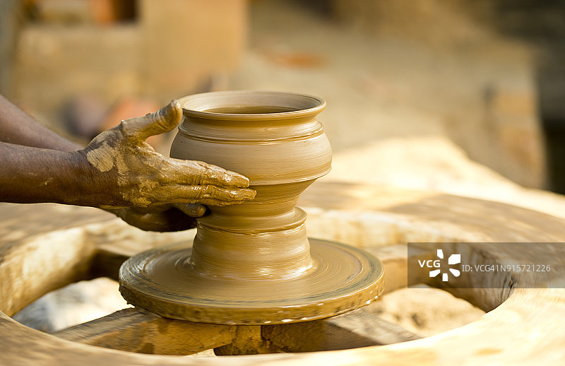 陶器制作图片素材