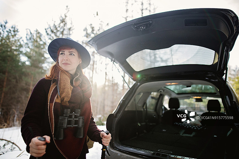 冬季探险图片素材