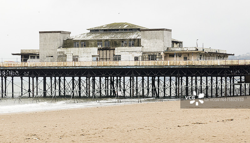 科尔温湾的维多利亚码头（已拆除）图片素材