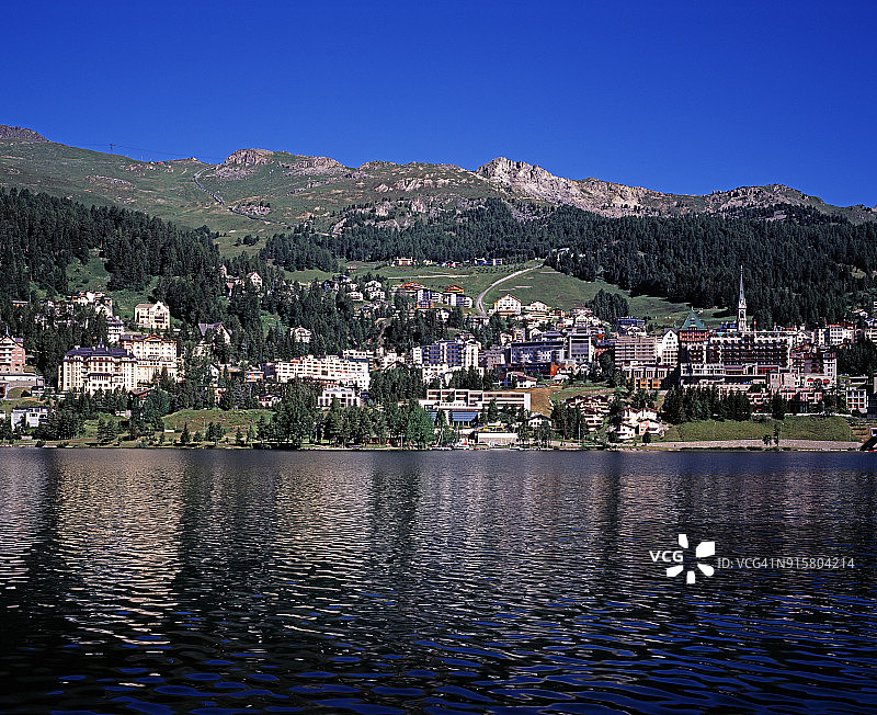 圣莫里茨镇图片素材