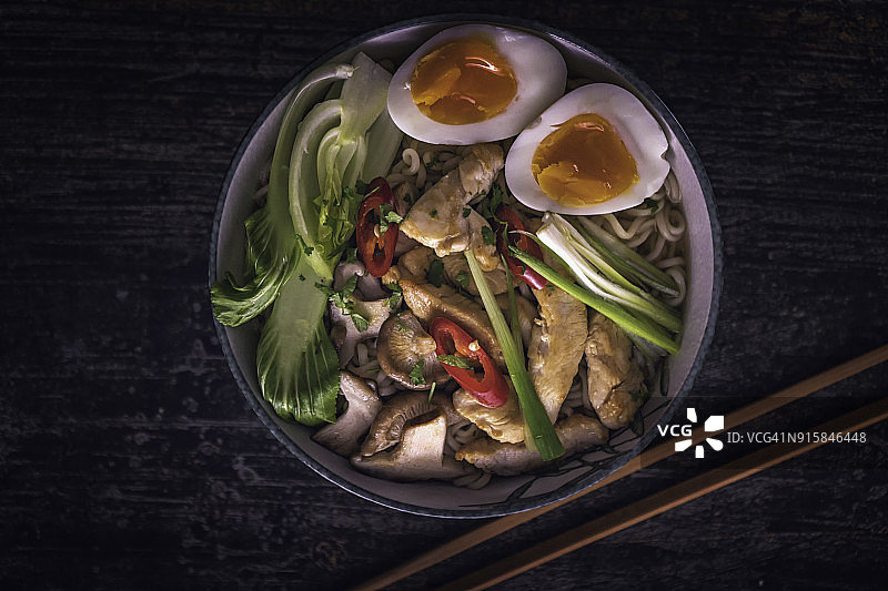 味噌拉面汤图片素材