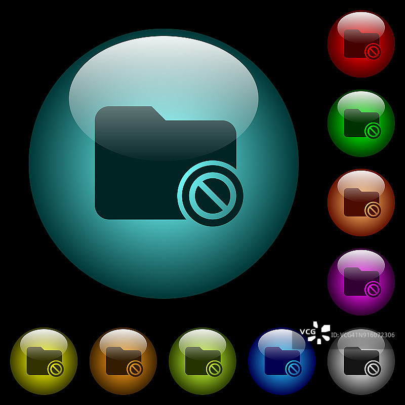 彩色发光玻璃按钮中的残疾目录图标图片素材