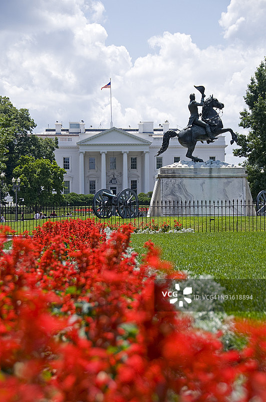 拉斐特广场白宫图片素材