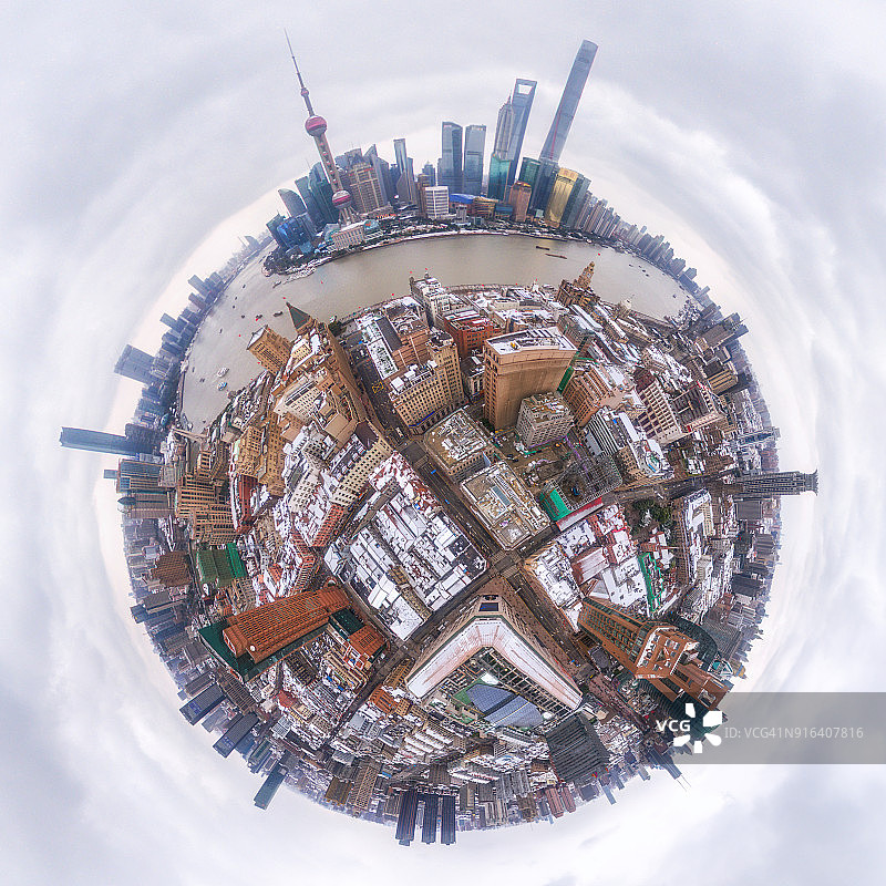 上海雪景图片素材