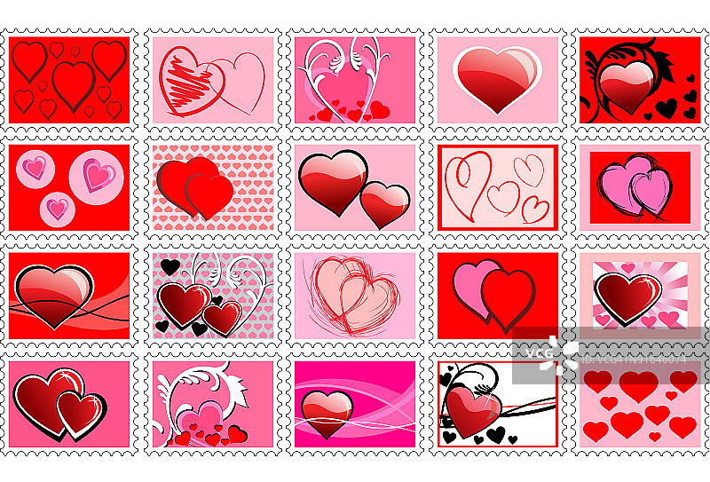 情人节印章图片素材