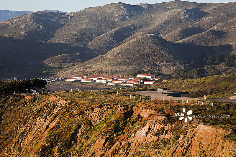 从远处眺望克朗凯特堡，马林岬图片素材
