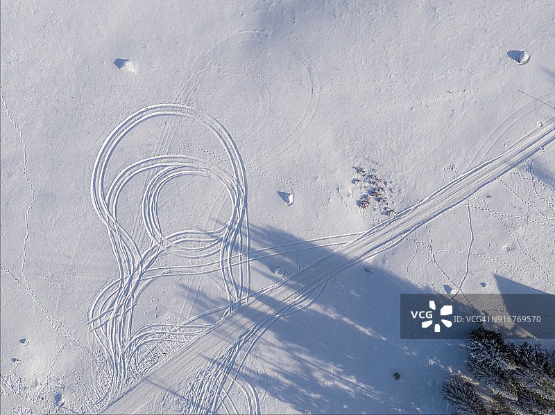 雪地道路 1图片素材