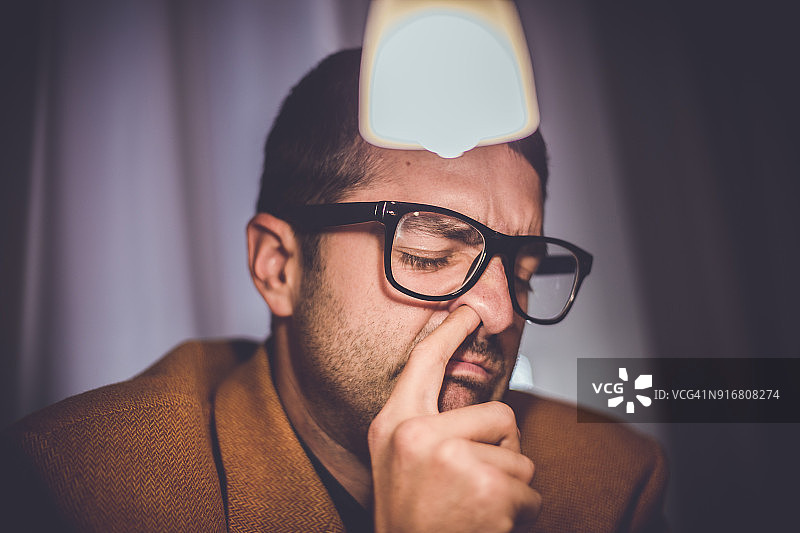 书呆子男人图片素材