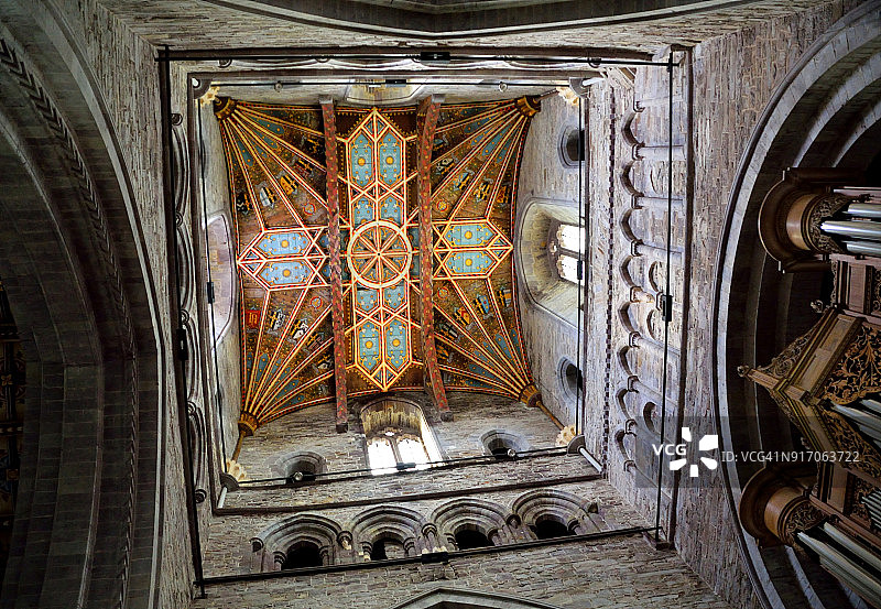 华丽的教堂屋顶图片素材