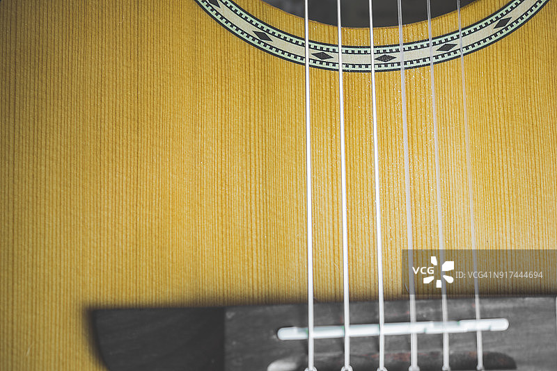 原声吉他特写图片素材