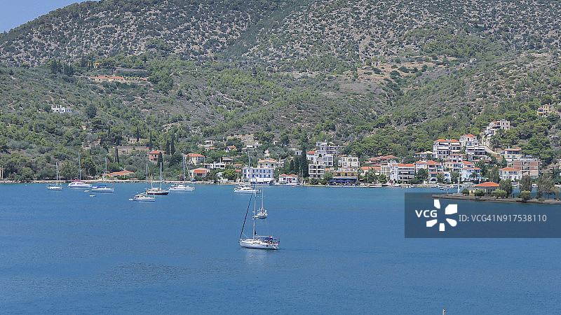 希腊伊兹拉岛风光图片素材