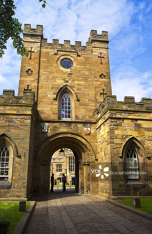 达勒姆城堡门楼图片素材