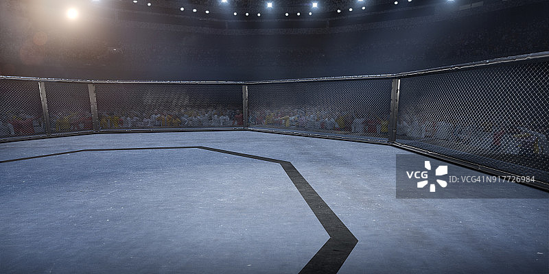 3D专业拳击擂台图片素材