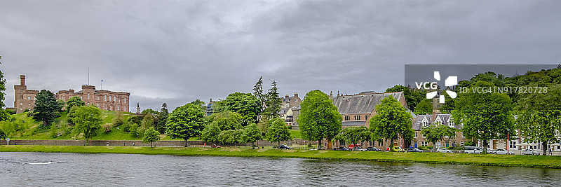 因弗内斯：位于苏格兰高地尼斯河畔的城市图片素材