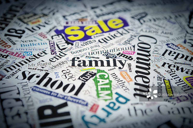 家庭新闻图片素材