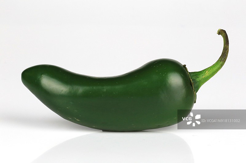 绿色墨西哥辣椒（辣椒属）图片素材
