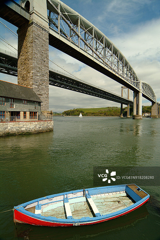 塔马河普利茅斯大桥图片素材