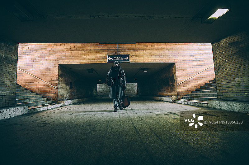 街头表演者图片素材