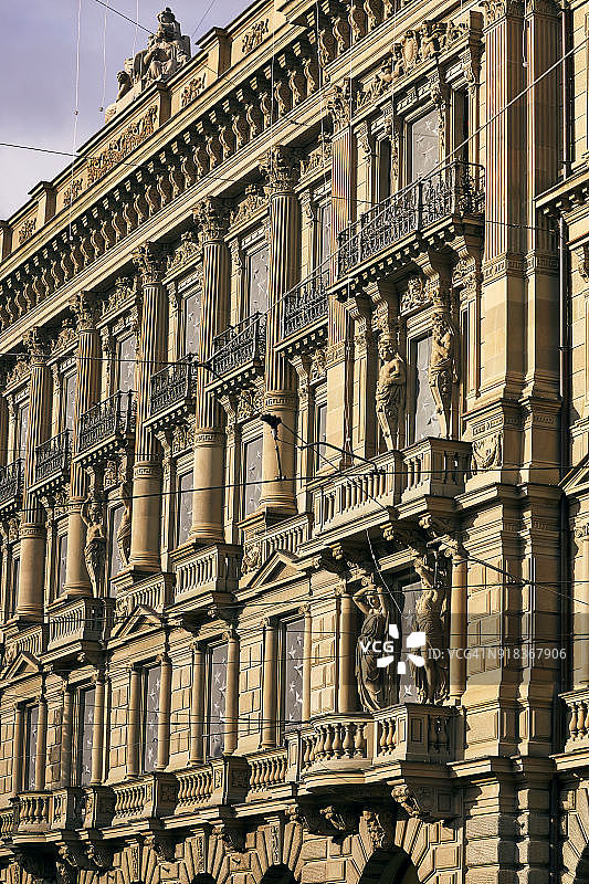 瑞士信贷总部大楼，苏黎世阅兵广场图片素材