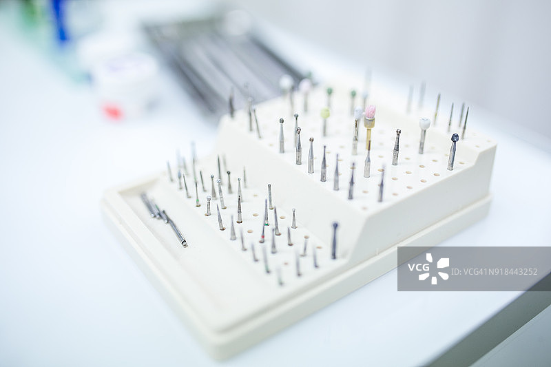 牙科钻头局部图片素材