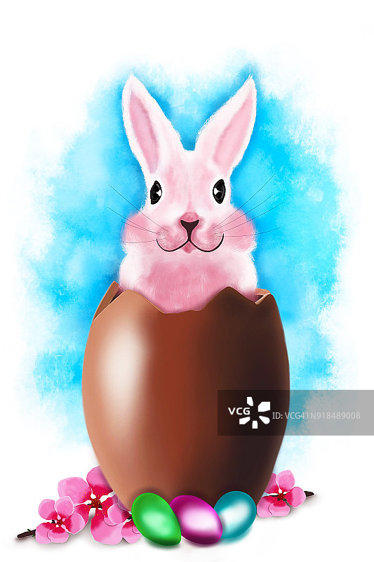 复活节兔子图片素材
