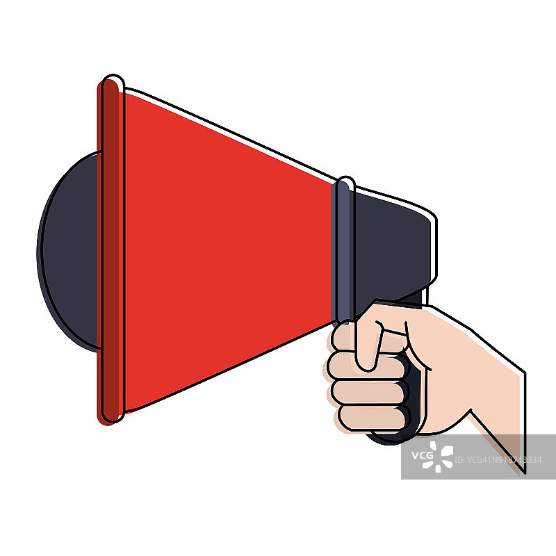 手持扩音器图片素材