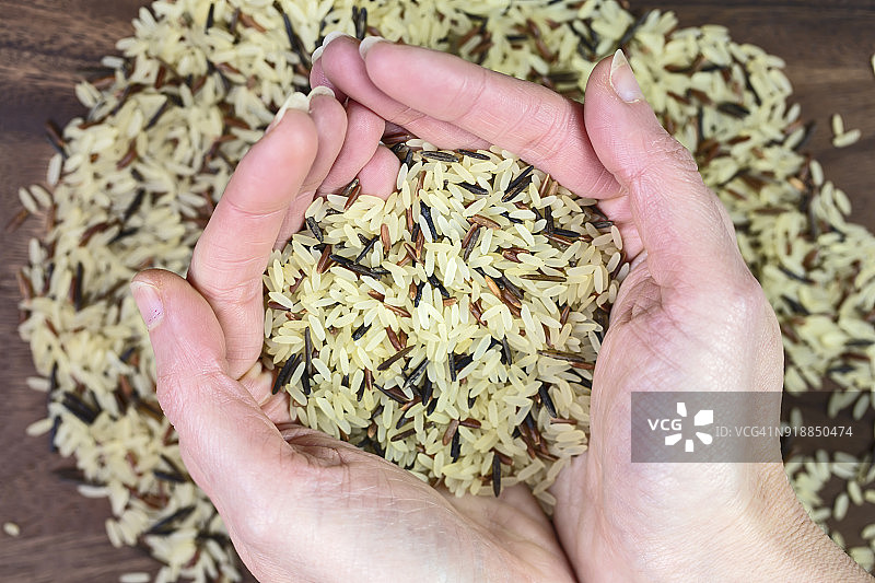 黑白红米传统食品图片素材