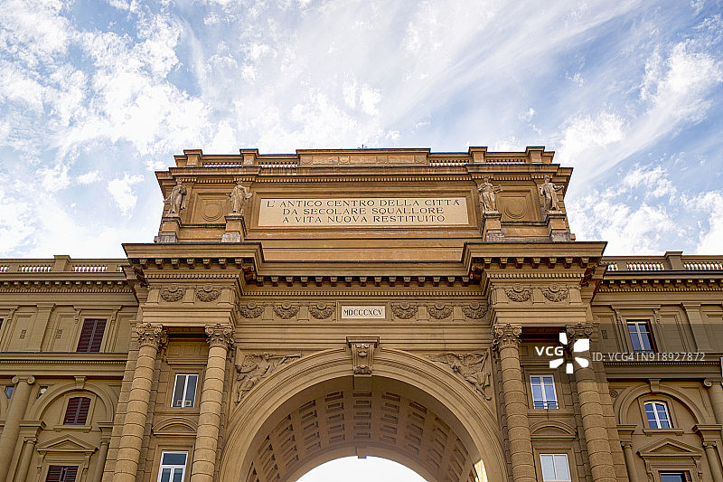 意大利佛罗伦萨共和国广场图片素材