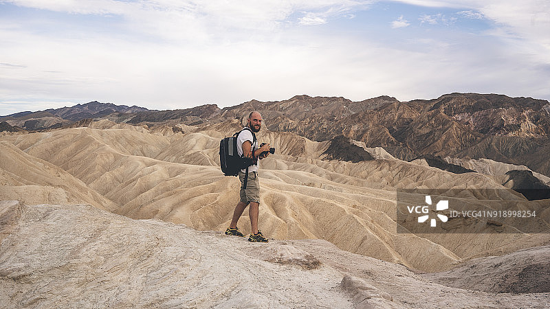 死亡谷国家公园：扎布里斯基角的摄影师图片素材
