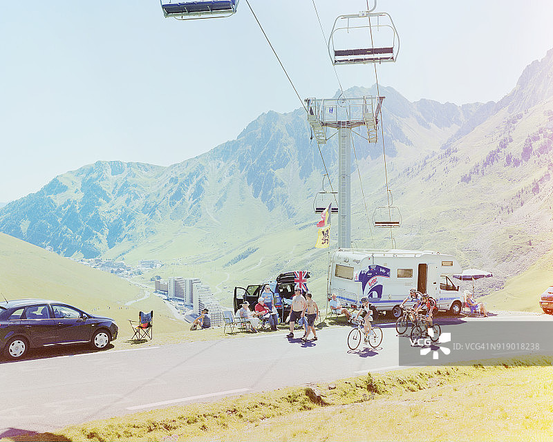 滑雪缆车图片素材