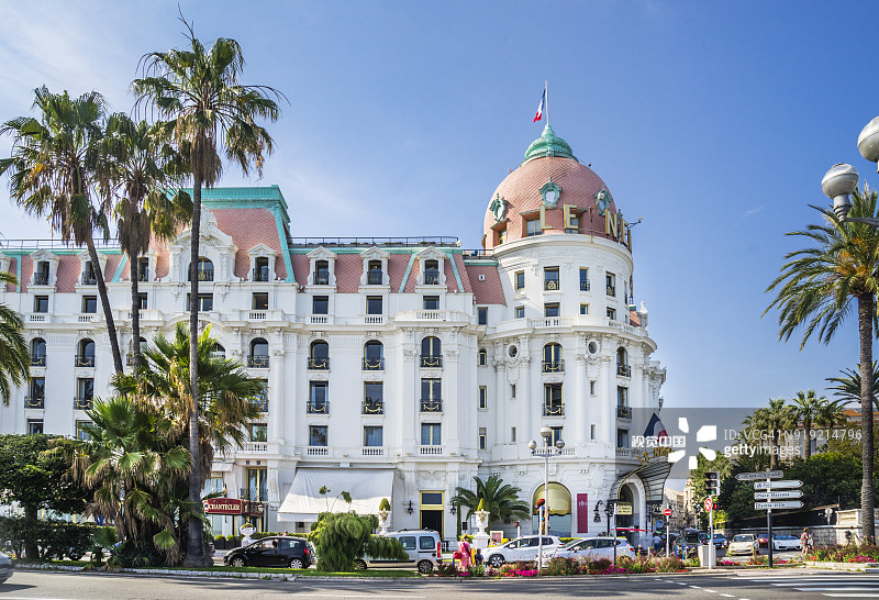 尼斯内格雷斯科酒店（英国人漫步大道，蔚蓝海岸）图片素材