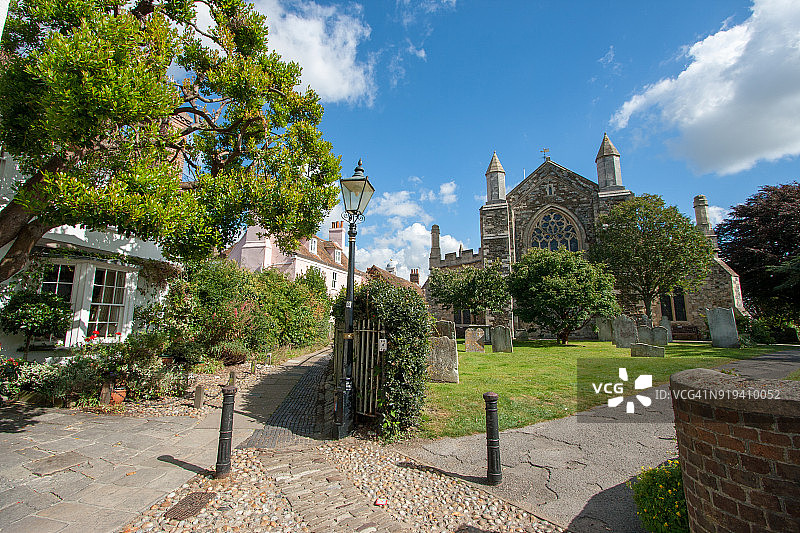 黑麦教堂广场图片素材