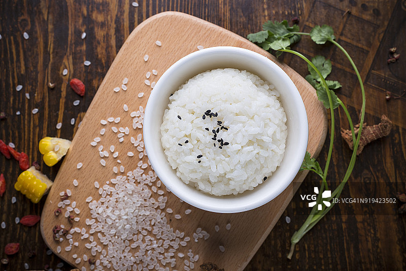 一碗米饭图片素材