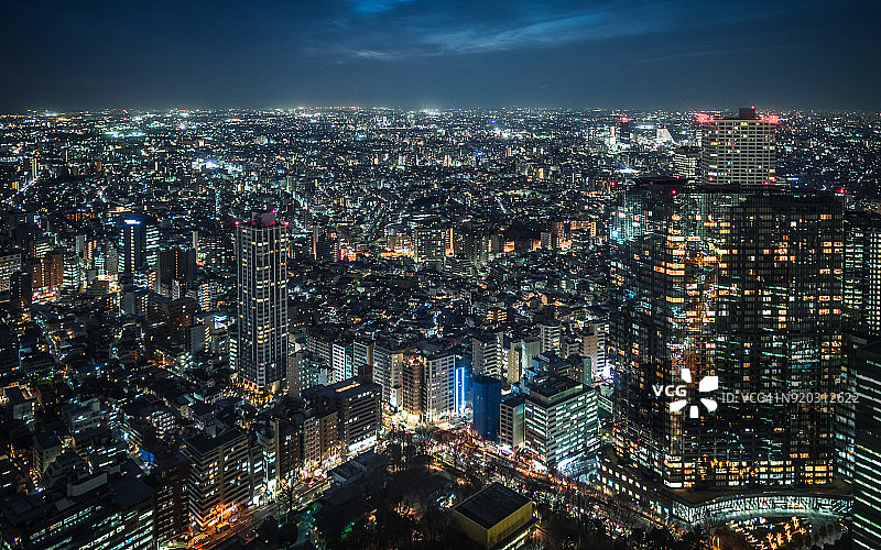 东京夜景图片素材