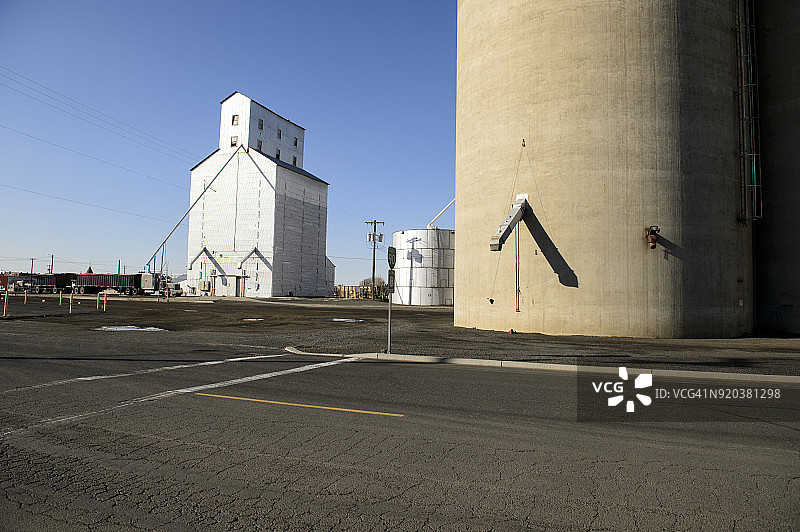 美国华盛顿州里茨维尔的工业建筑图片素材