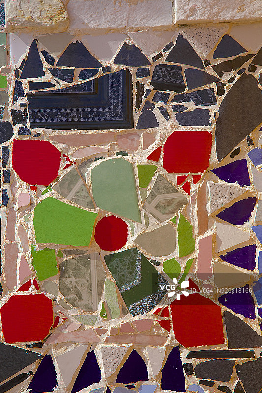 墨西哥玛雅风格瓷砖墙图片素材