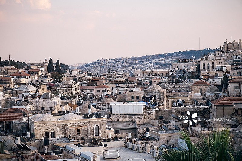 耶路撒冷黄昏图片素材