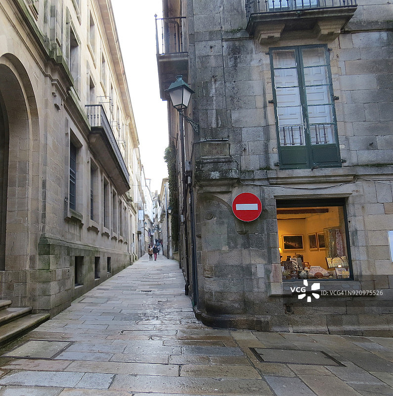 圣地亚哥-德孔波斯特拉市图片素材