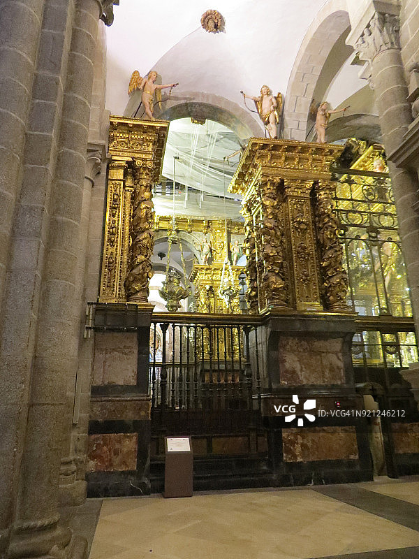 圣地亚哥-德孔波斯特拉大教堂图片素材