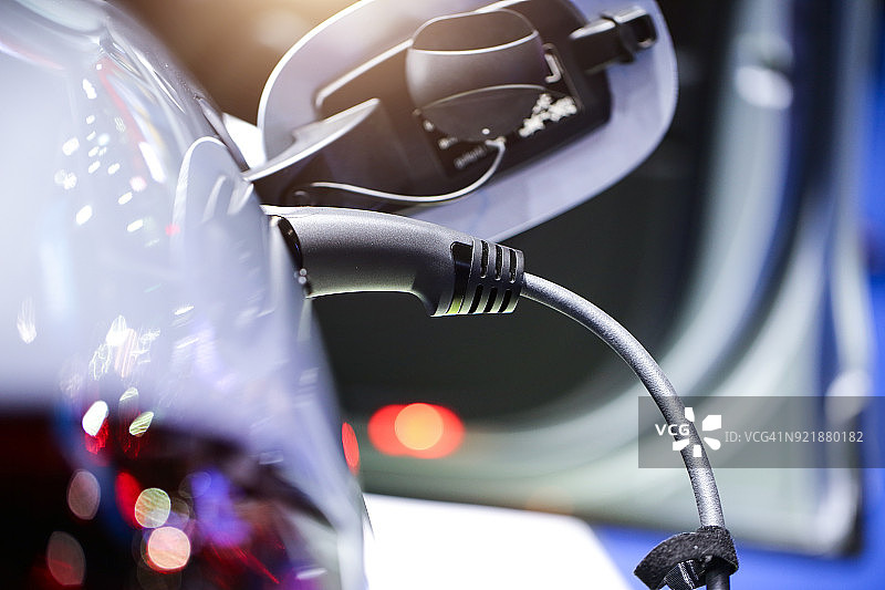 电动汽车充电图片素材