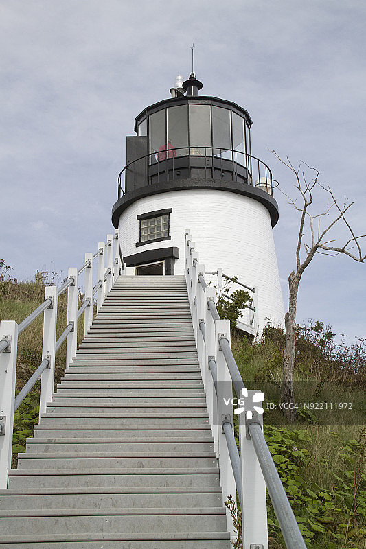猫头鹰头灯图片素材