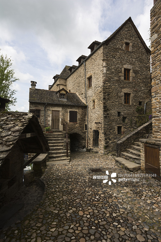 贝尔卡斯泰尔的房屋街景图片素材