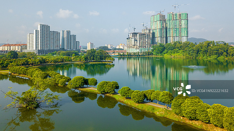 马来西亚黑风洞住宅区图片素材