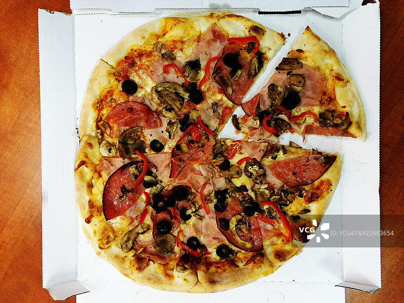 美味的披萨图片素材