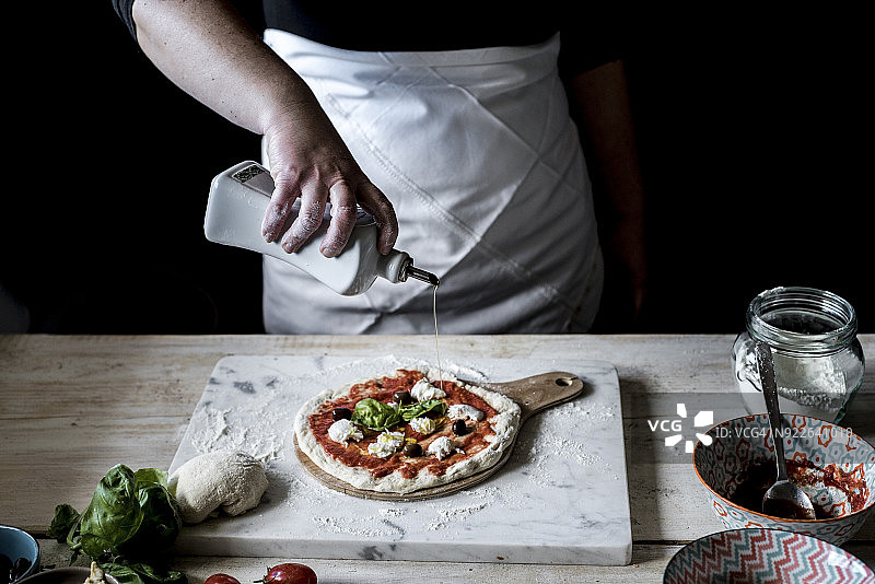 准备披萨图片素材