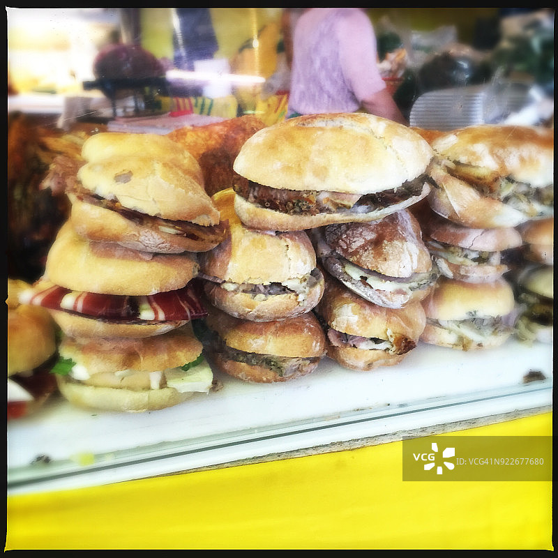 猪肉三明治图片素材