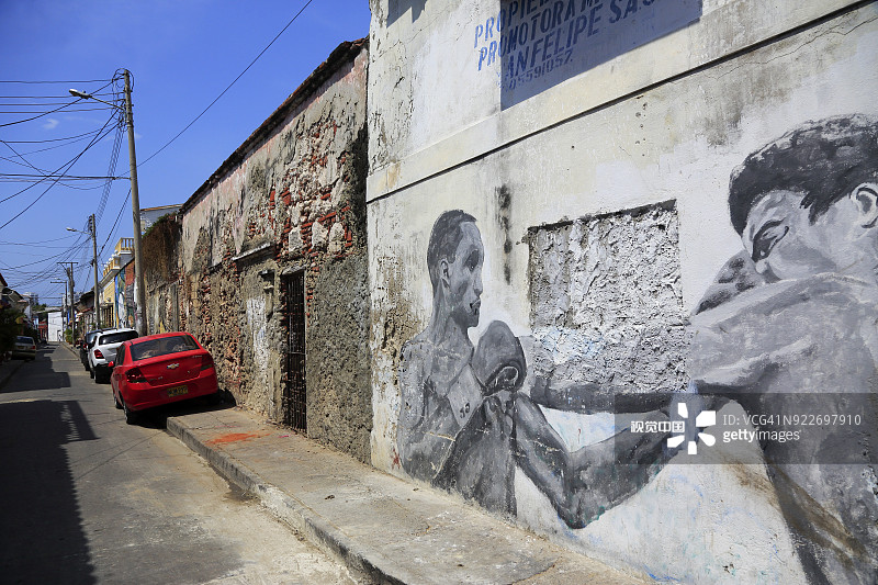 格策马尼住宅街景图片素材