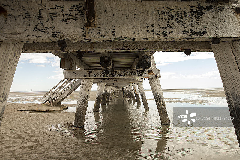 老木码头图片素材