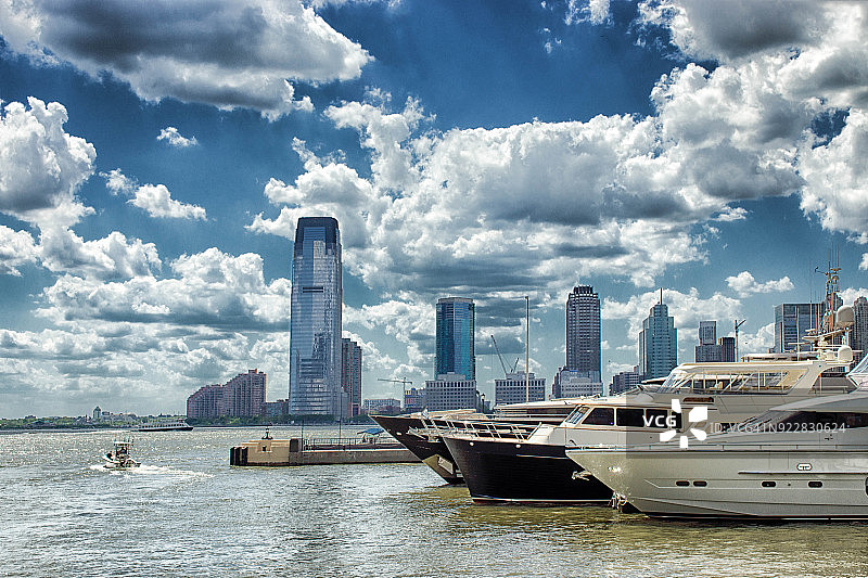 纽约码头图片素材